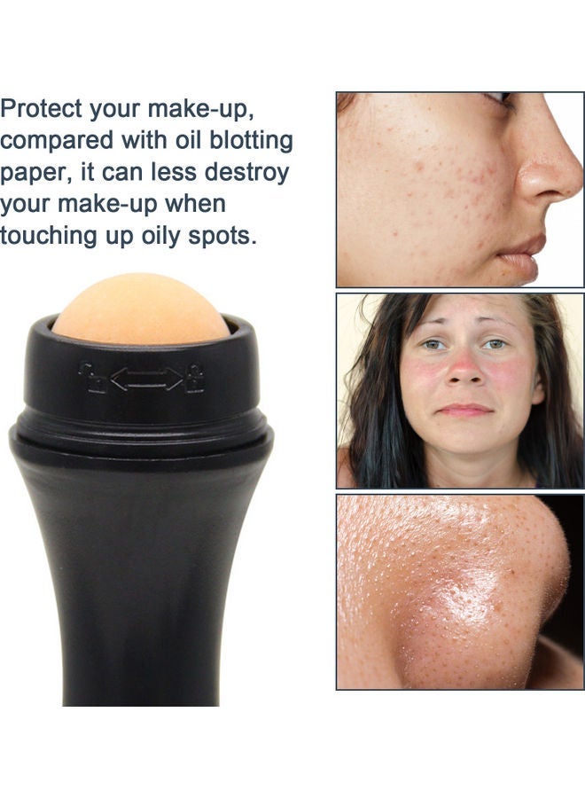 Captaintech Volcanic Roller Reusable Facial Skincare Tool Black/Pink - Image 5