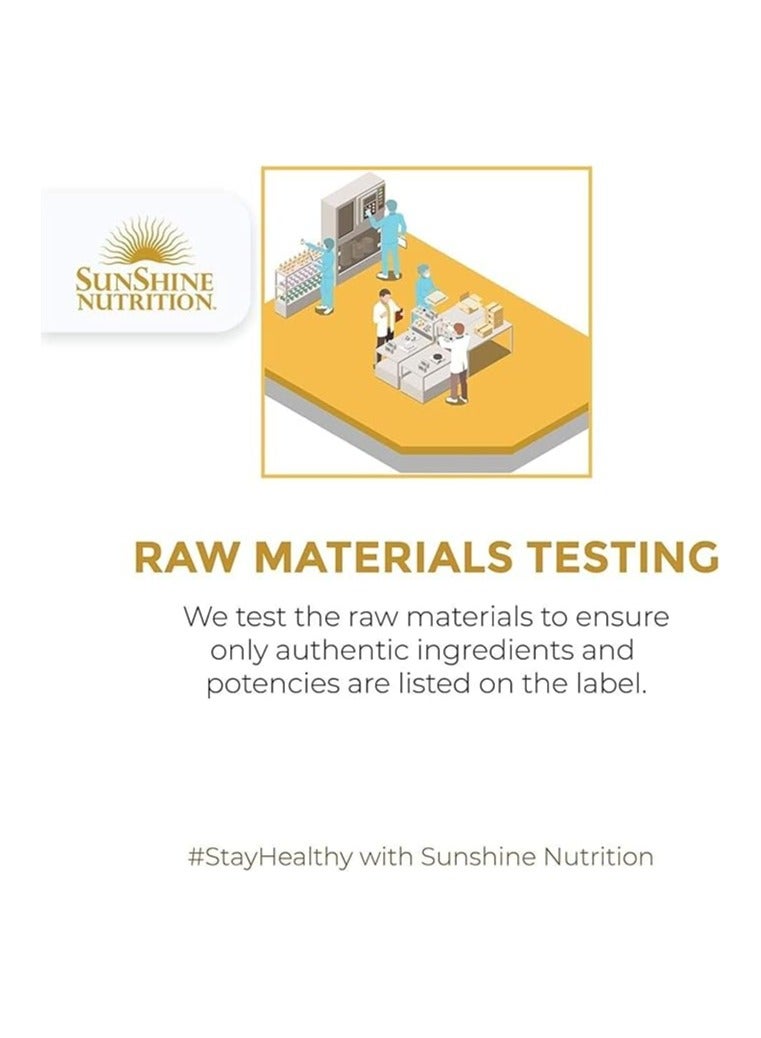 SUNSHINE NUTRITION Calcium With Vitamin D3 100 Tablets - Image 4