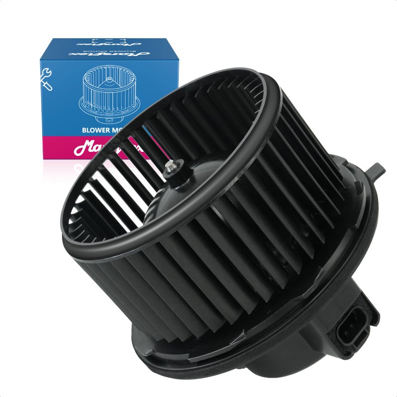 Marsflex Front Blower Motor 700191 for 2003-2011 Chevy Silverado Avalanche Suburban, for GMC Sierra Yukon, 2004 2005 2006 2007 2008 2009 2010 Automotive Replacement Blower Motor Fan OE: 88986838 - Image 1