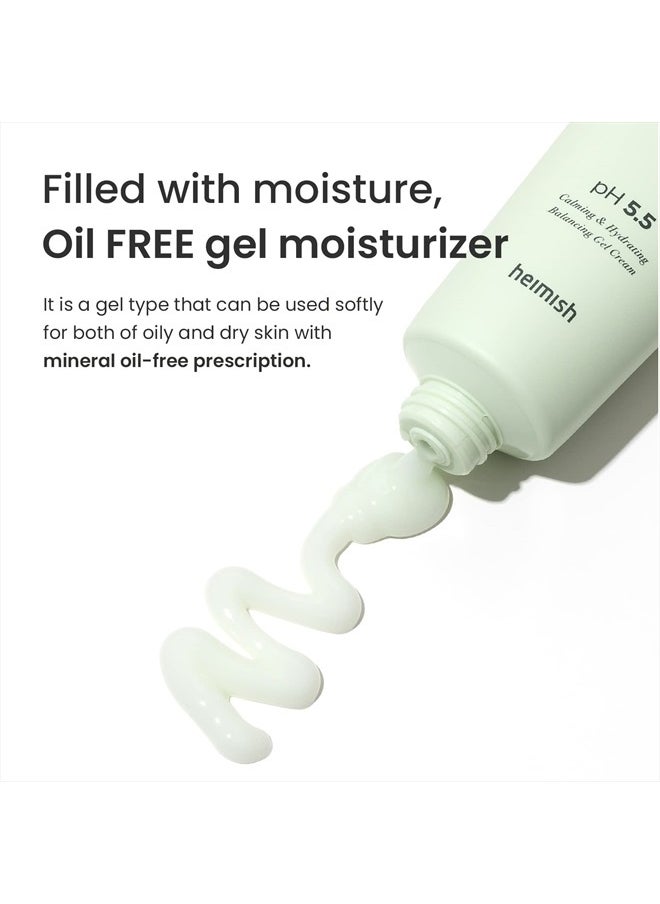 Heimish [heimish] Match Biome Oil-Free Calming Gel Moisturizer 3.38 fl.oz / 100 ml | Oil Free, Pore and Sebum Control | Moisturizing, Cooling Gel Cream, Natural Ingredients, Soothing Cream, Korean Skincare  - Image 4