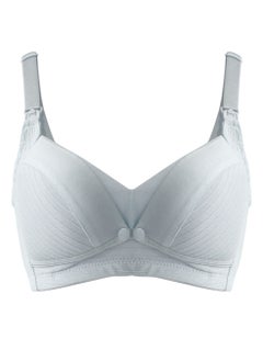 Comfy Cotton Maternity And Nursing Bra - Light Grey - XX Large