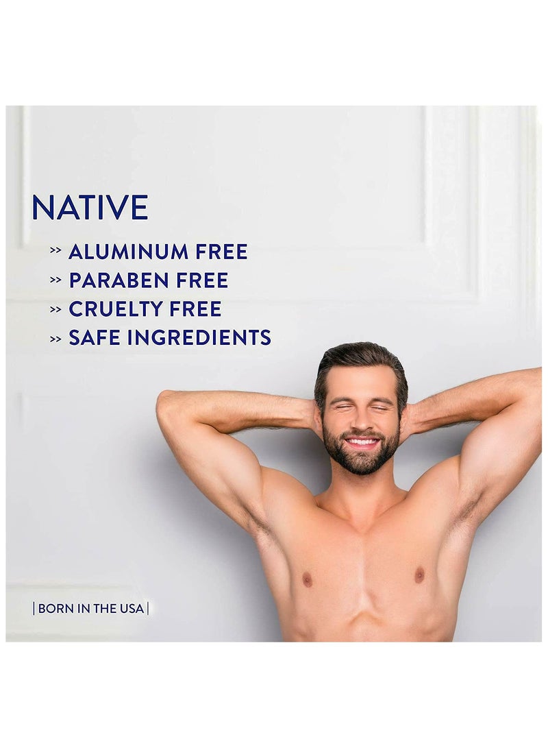 native Deodorant | Natural Deodorant for Men, Aluminum Free with Baking Soda, Coconut Oil and Shea Butter | Eucalyptus & Mint - Image 2