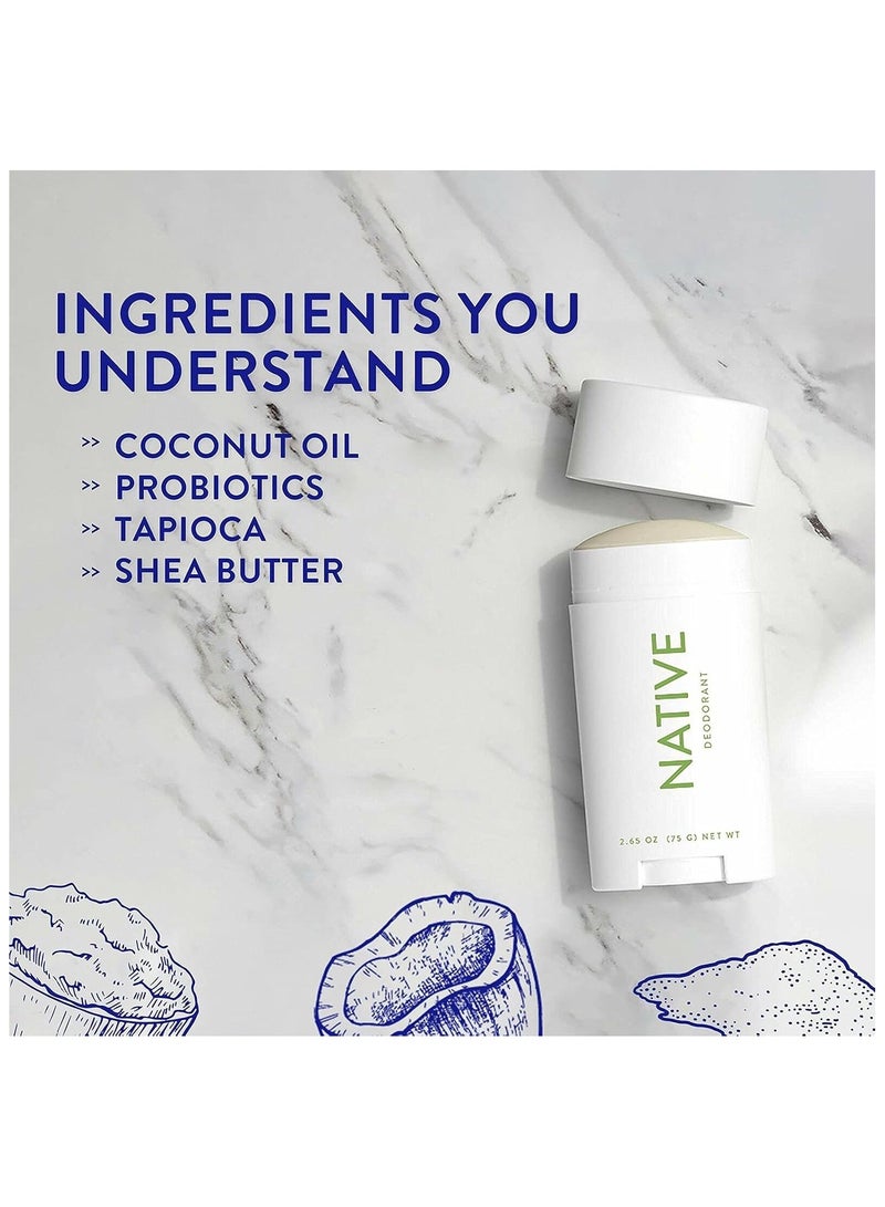 native Deodorant | Natural Deodorant for Men, Aluminum Free with Baking Soda, Coconut Oil and Shea Butter | Eucalyptus & Mint - Image 3