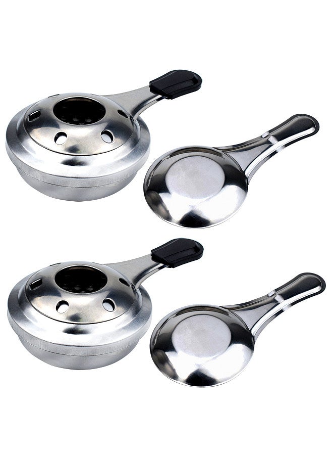 2PCS Frame Adjustable Mini Furnace Stainless Steel Burner for Outdoor Backpacking Picnic Hiking Camping or Household Furnace  - Image 1