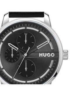 HUGO BOSS HUGO BOSS ROUND ANALOG MEN'S BLACK CASE WATCH - 1530366  - Image 4