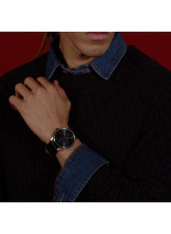 HUGO BOSS HUGO BOSS ROUND ANALOG MEN'S BLACK CASE WATCH - 1530366  - Image 5