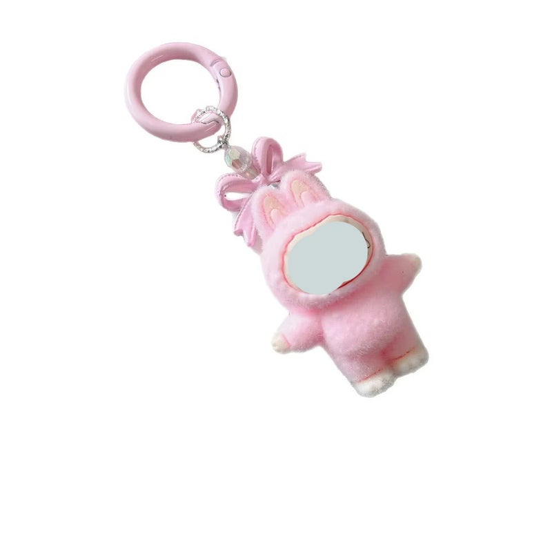 Y&D Cartoon Cute Bow Rabbit Cloth Keychain Plush Doll Stereo Pendant for Students and Jewelry Gift Anime Inspired Keychain Toys - Image 3