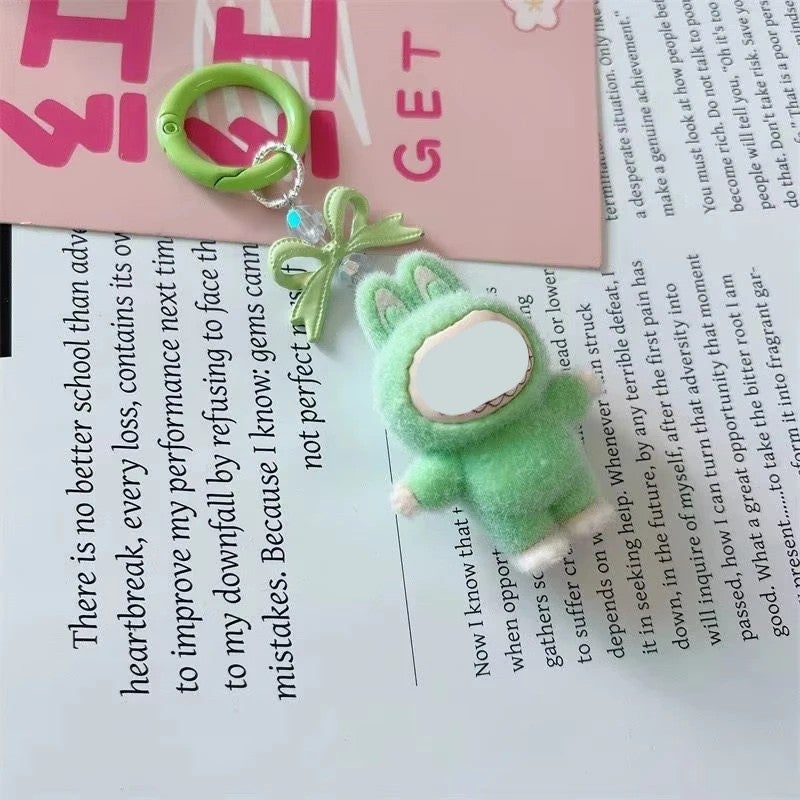 Y&D Cartoon Cute Bow Rabbit Cloth Keychain Plush Doll Stereo Pendant for Students and Jewelry Gift Anime Inspired Keychain Toys - Image 5