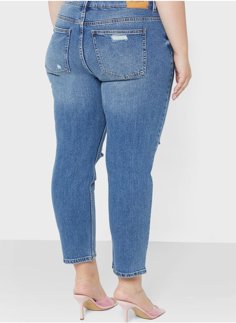 Only Carmakoma - High Waist Skinny Jeans - Image 1