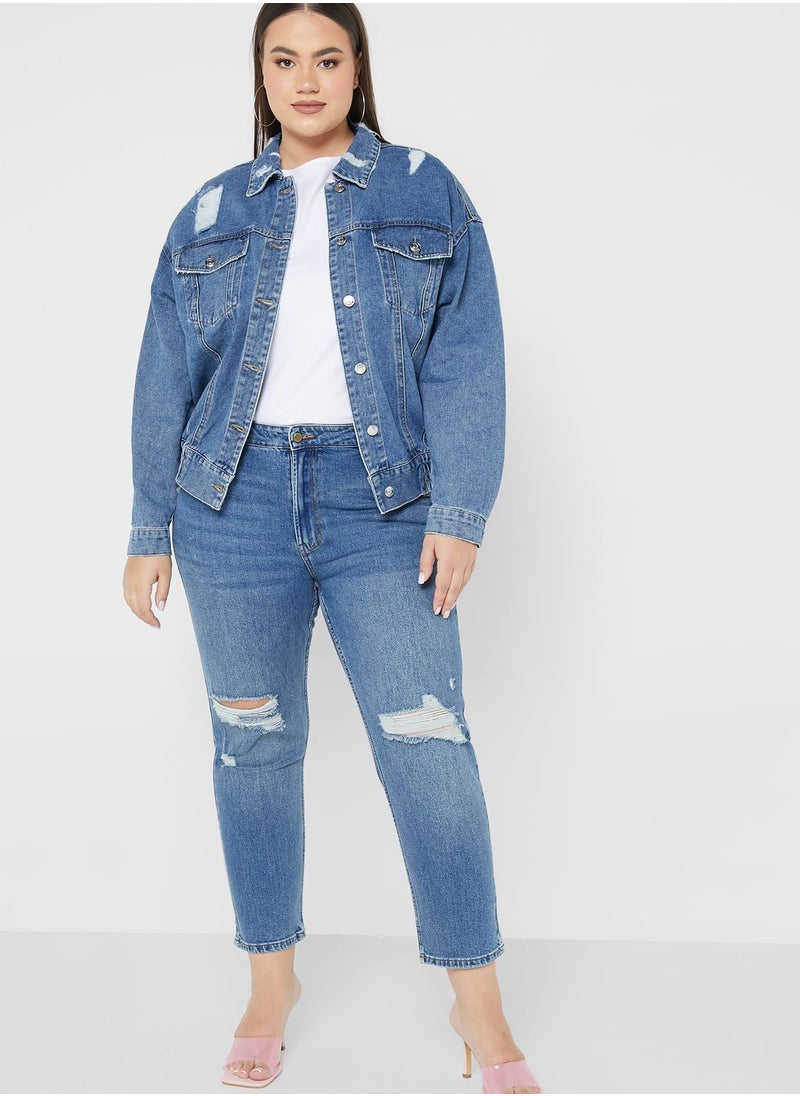 Only Carmakoma - High Waist Skinny Jeans - Image 1