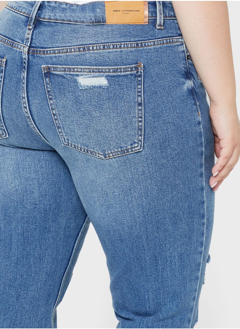 Only Carmakoma - High Waist Skinny Jeans - Image 1