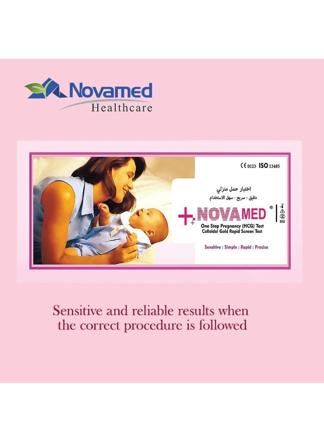 NOVAMED One Step Pregnancy Hcg Test Kit, 1's - Image 4