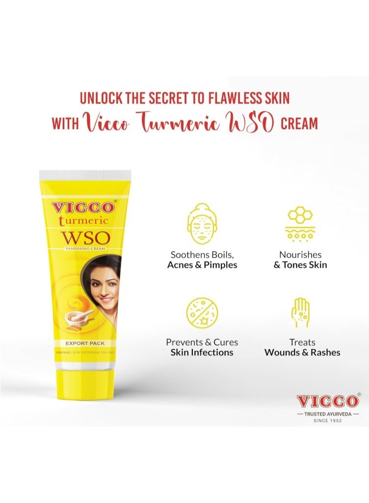 فيكو كريم فيكو تيرمريك WSO للبشرة، مع الكركم، لبشرة صحية ونقية، مناسب لجميع أنواع البشرة، طبيعي 100%، (عبوة من قطعتين × 2.12 أونصة) - Image 3