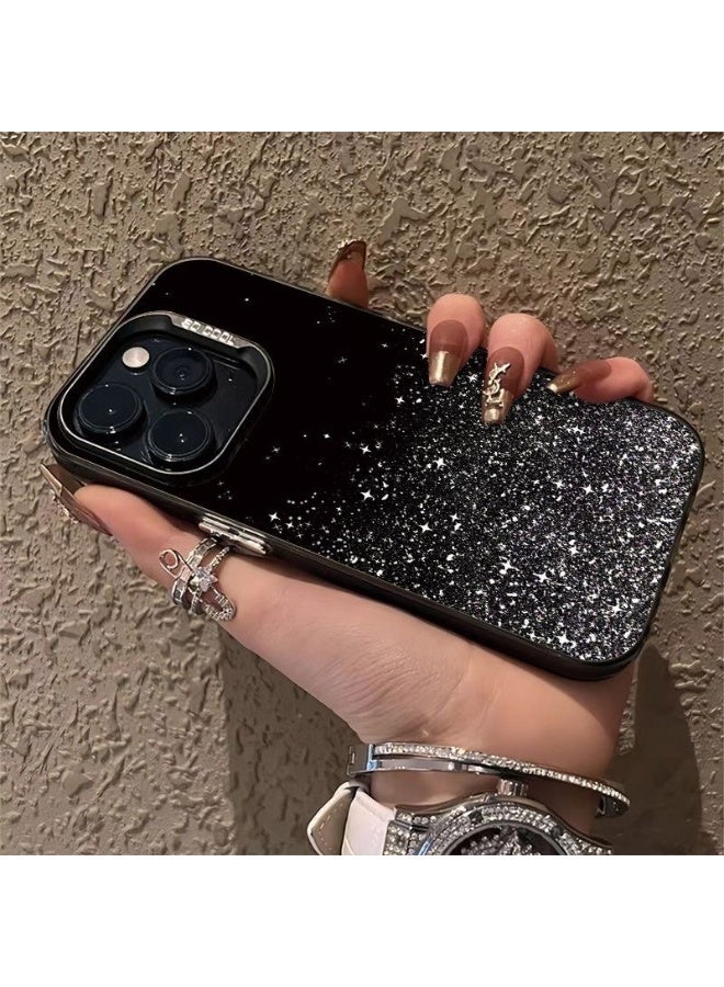 جراب iPhone 16 Pro Max بتصميم نجوم لامعة - تصميم نجوم لامعة، مقاوم للصدمات، مضاد للخدش، حماية من السقوط، مضاد لبصمات الأصابع - Image 2