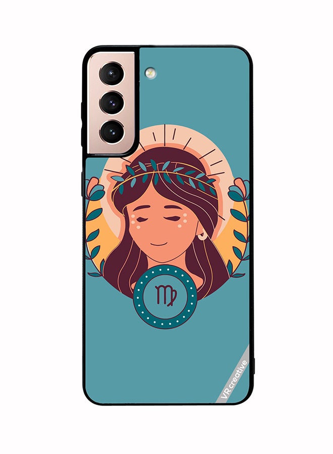 VR CREATIVE Protective Case Cover For Samsung Galaxy S21 5G Virgin Zodiac Signs Design Multicolour - Image 1