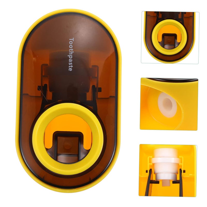 Automatic Wall Mounted Toothpaste Squeezer Dispenser Easy To Use Bathroom Storage Rack Random Color - Image 3