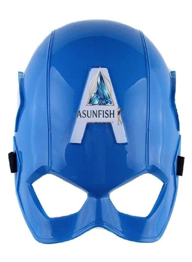 ASUNFISH مجموعة أقنعة بلاستيكية للأطفال من ASUNFISH بتصميم أبطال خارقين، متعددة الألوان، 6 قطع، هدية تذكارية لحفلات أعياد الميلاد، مناسبة للأطفال من عمر 3 سنوات فما فوق - Image 3
