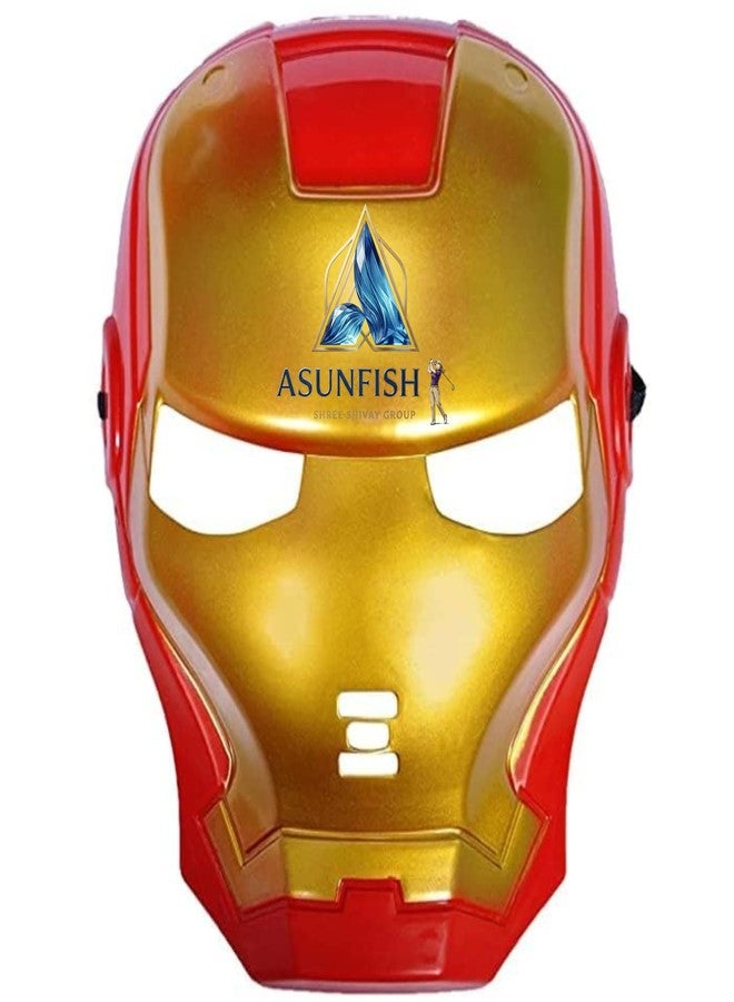 ASUNFISH مجموعة أقنعة بلاستيكية للأطفال من ASUNFISH بتصميم أبطال خارقين، متعددة الألوان، 6 قطع، هدية تذكارية لحفلات أعياد الميلاد، مناسبة للأطفال من عمر 3 سنوات فما فوق - Image 2