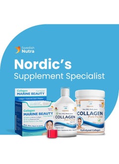 Swedish Nutra Swedish Nutra Marine Beauty Collagen, 20 Shots  - Image 5