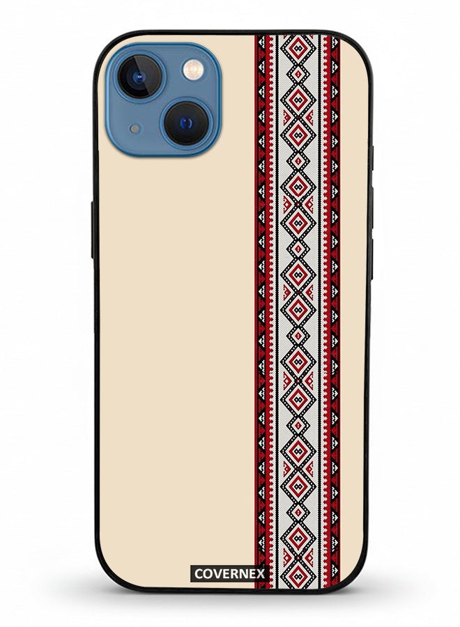 Covernex غطاء حماية آيفون 13 من أبل مزخرف بتطريز قبلي تقليدي - Image 2