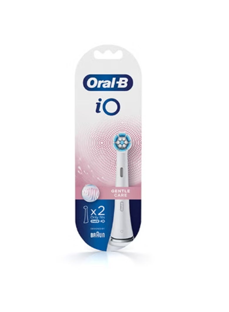 Oral-B iO Ultimate Clean Replacement Brush Heads Refill for Electric Rechargeable, White, 2 Count