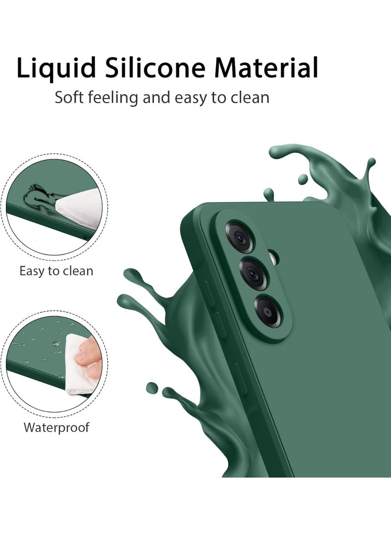 MUDISO Samsung Galaxy A55 5G Case Cover Soft Silicone Drop Protection Shockproof Slim Case Anti-Scratch Microfiber Lining Cover for Galaxy A55 5G - Image 4