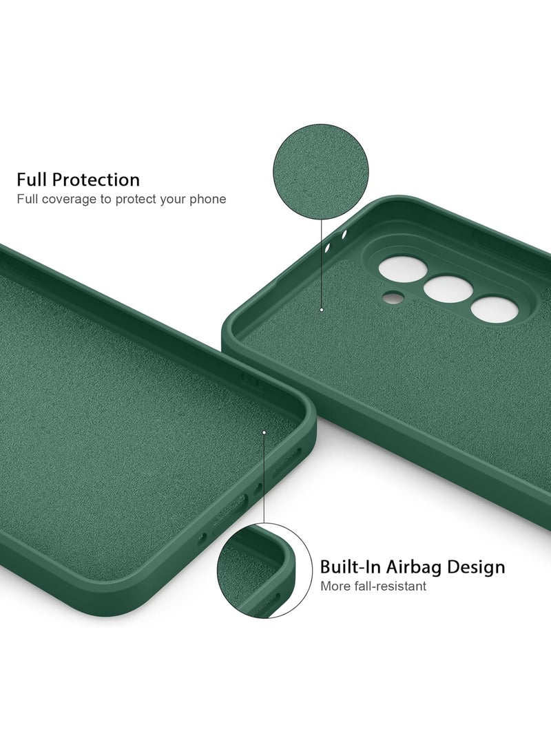 MUDISO Samsung Galaxy A55 5G Case Cover Soft Silicone Drop Protection Shockproof Slim Case Anti-Scratch Microfiber Lining Cover for Galaxy A55 5G - Image 5