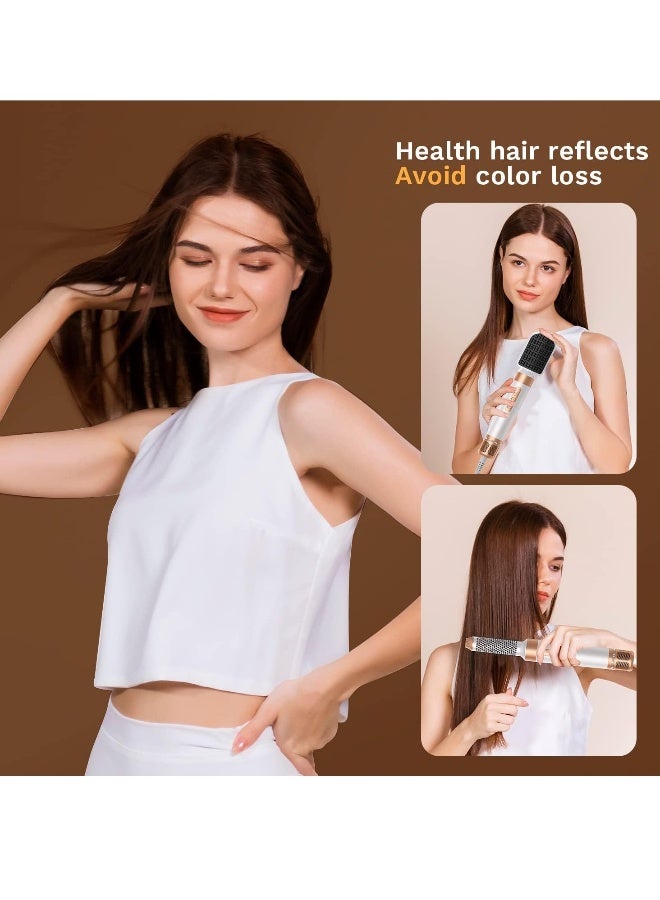 general High-speed seven-in-one hot air comb automatic adsorption curling iron straight curling dual-purpose high-speed hair dryer styling hair dryer - Image 3