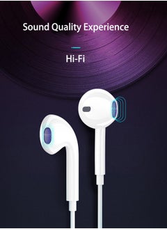Generic Wired In-Ear Earphones With Remote And Mic For Apple iPhone  - Image 3