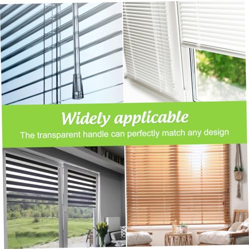 OUNONA Inches 8 Pcs Blind Wand Vertical Blinds Replacement Parts Opener Accessory Vertical Wand Plastic Opener Long Window Stick Tilt Rod - Image 4