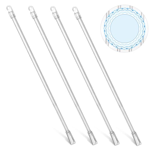 OUNONA Inches 8 Pcs Blind Wand Vertical Blinds Replacement Parts Opener Accessory Vertical Wand Plastic Opener Long Window Stick Tilt Rod - Image 1