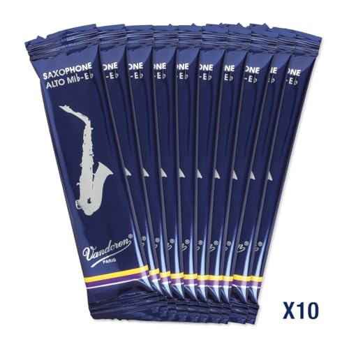 Vandoren SR2115 Alto Sax Traditional Reeds Strength 1.5; Box of 10 - Image 4