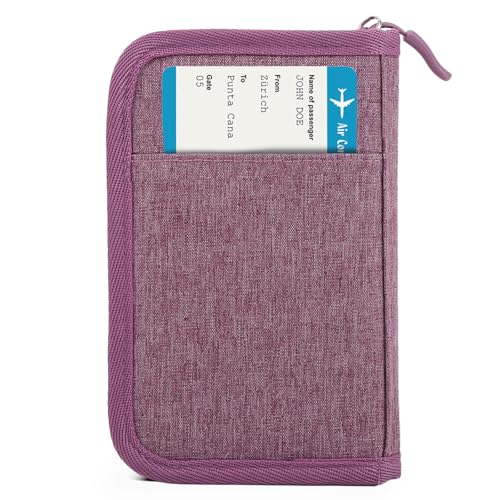 TOPBAG Passport Holder for Travel, Women Rfid Blocking Passport Wallet, Travel Essentials Premium Wallets, Waterproof Passport Holders Bag for Men Traveling, Travel Document Organizer Credit Cards Case - Image 1