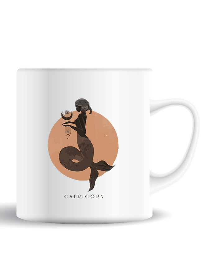 Theodor Premium Quality Two Sided Printed Coffee Mug Tea Cup Capricorn For Home Office, Kids Men Women - Image 1