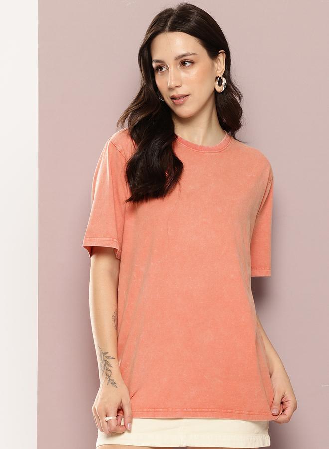 Dillinger Women Acid Washed Oversized T-Shirt - Image 1