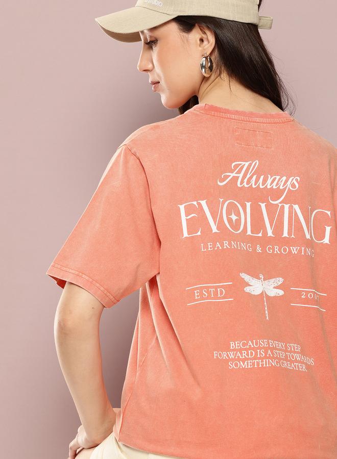 Dillinger Women Acid Washed Oversized T-Shirt - Image 3