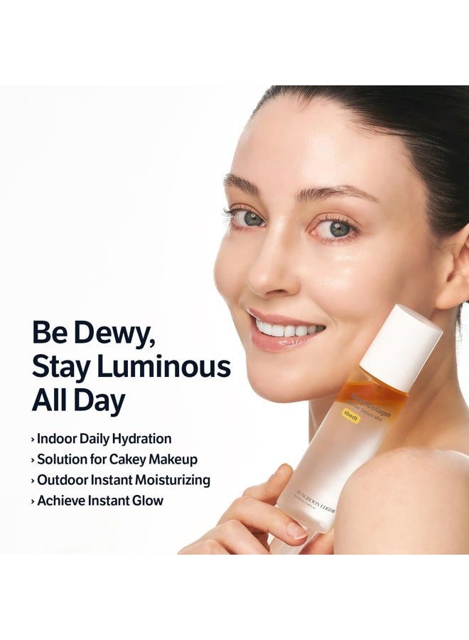 SUNGBOON EDITOR Deep Collagen Barrier Serum Mist | Real Collagen, Multi Peptides, Hydration, Wrinkle Care for Dry Skin, Wrinkles, Korean Moisturizer, Korean Skin Care, Glass Skin Mist - Image 3