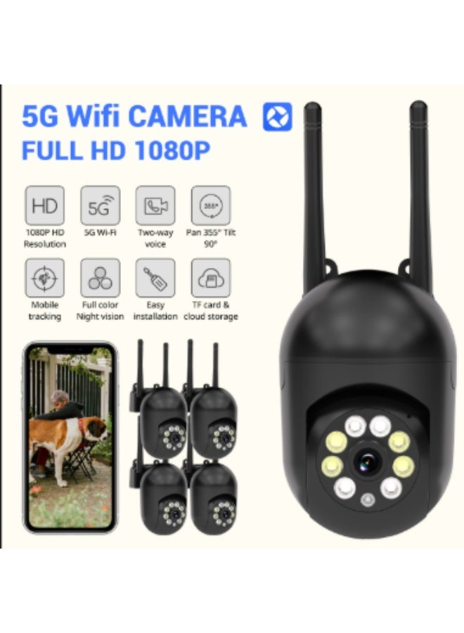 BoyKeep 1pc Wireless WiFi Security Camera, 1080P HD Pan/Tilt/Zoom, Two-Way Audio, Color Night Vision, Indoor/Outdoor - Image 1