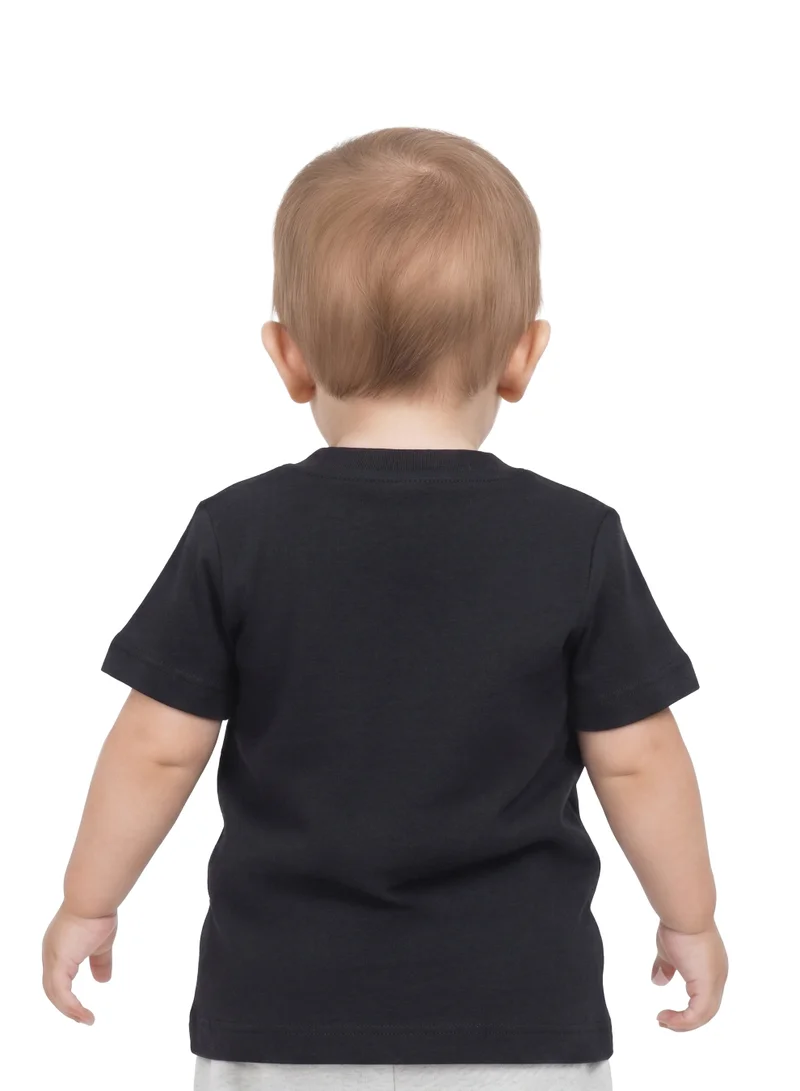 ديزني Disney Minnie Mouse Happy Me Graphic T-Shirt for Toddlers | Heart Print Casual Crew Neck Tee