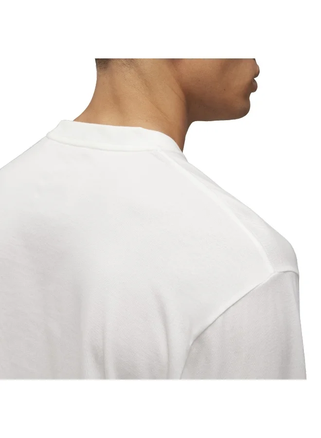 Adidas Adidas U LS TEE White FASHION T-Shirts FOR MEN & WOMEN 2XL