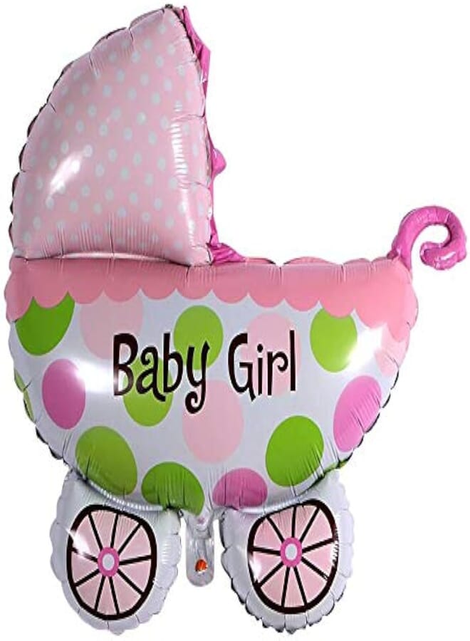 BESTPICKS 72x78 cms Foil Balloon for New Born Baby Girl, Birthday Party, Home Decoration