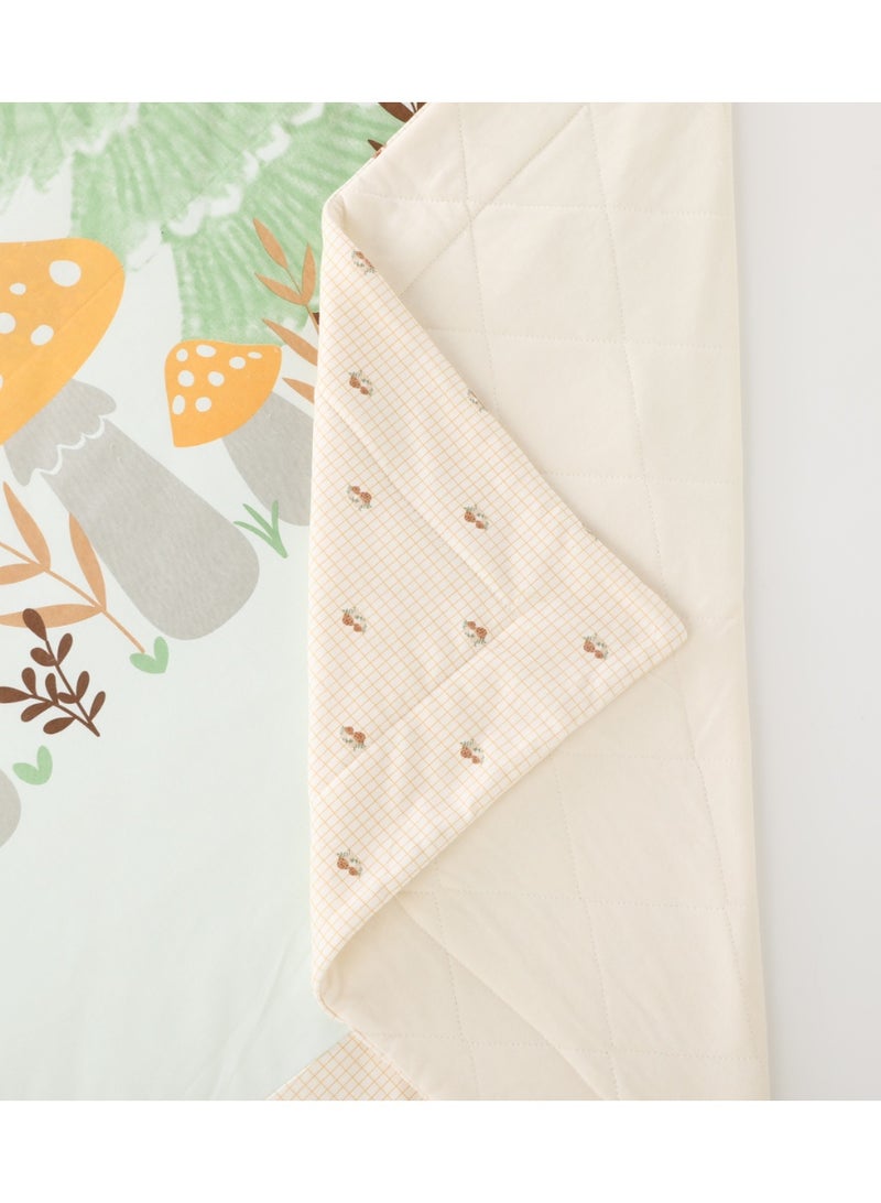 Kids Quilt, Pure Cotton Baby ThinBlanket, Four Seasons All Year AirConditioning Quilt, Pure Cotton FillingWashable Baby Cover Blanket,120x150cm Toddler Thin Quilt - Image 5