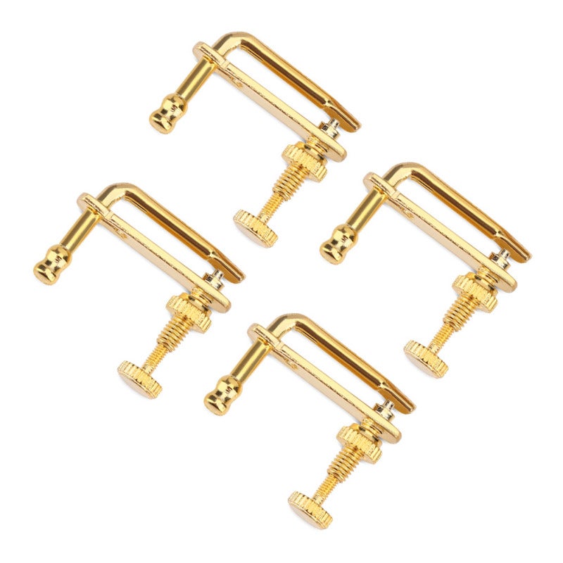 Violin Fine Tuners: 4Pcs Premium Alloy Anti-Rust Durable String Adjusters - High Precision Smooth Screw Easy Mount 4/4 Violin Replacement Parts for 4/4 Violin Players - Image 3