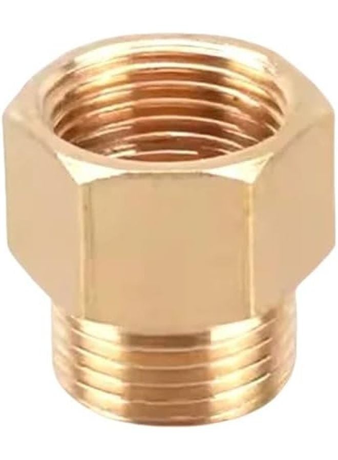 10Pcs Brass Quick Coupler Adapter Male To Female Pressure Gauge Conversion Fitting M03 F06 - Image 1