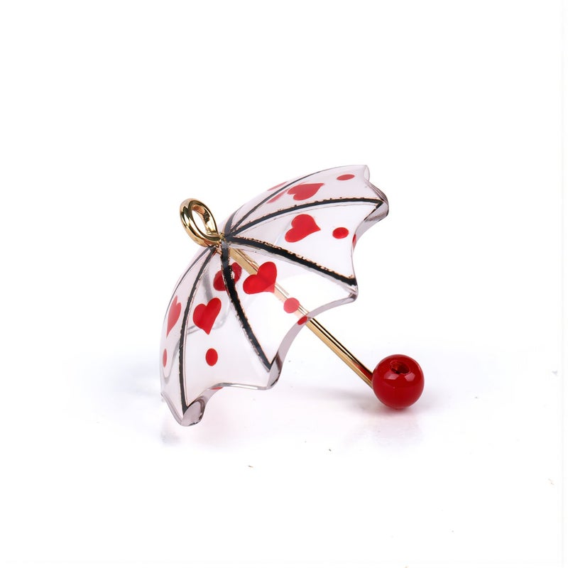 New Design Glitter Umbrella Pendants for Unique Handmade Earrings Jewelry - Image 3