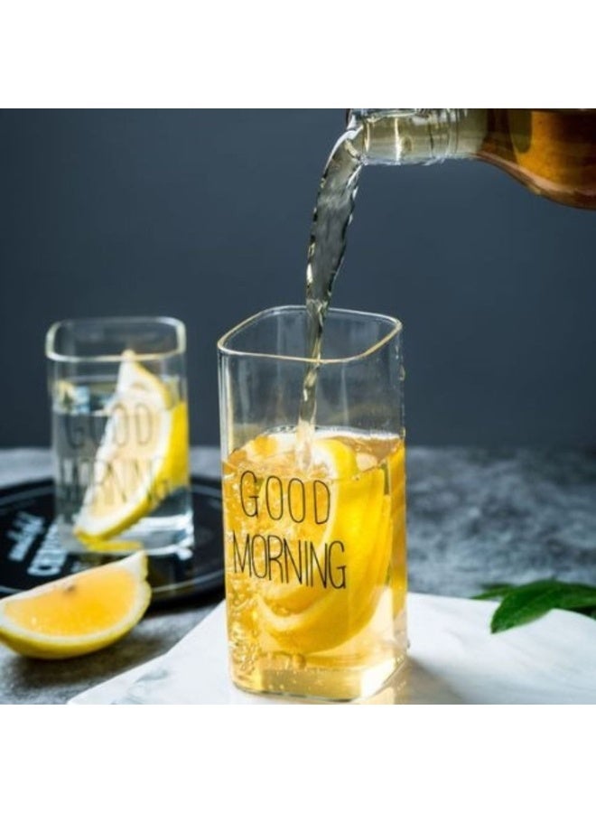 هابي هوم أكواب قهوة زجاجية مع أغطية وقشة سعة 400 مل، أكواب شرب للعصائر والمشروبات المثلجة والكوكتيلات والمنزل والسفر (متعدد الألوان) (عبوة من قطعة واحدة) - Image 3