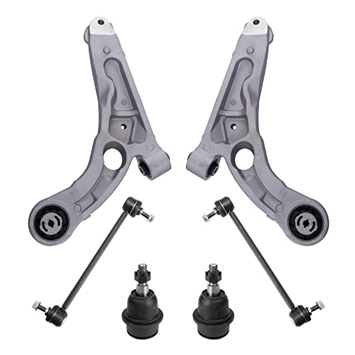 TRQ Front Suspension Kit Ball Joint Control Arm Sway Bar Stabilizer Link Compatible with 2014-2018 Jeep Cherokee - Image 1