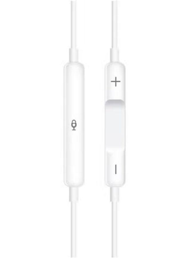 TIGER In-Ear Earphones with Type-C Connector – Melody T+ EA130 Wired Earbuds with 1.2M Cable – Compatible with USB-C Smartphones – Clear Stereo Sound, Comfortable Ergonomic Fit & Tangle-Free Design – Durable White Headphones for Music, Calls & Daily Use - Image 2