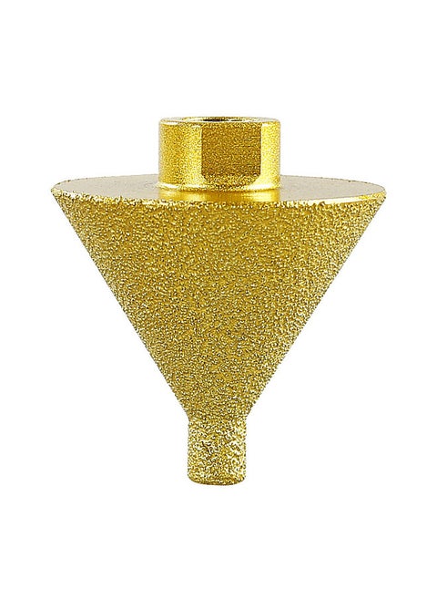 Diamond Beveling Chamfer Bit M10 Thread Diamond Countersink Drill Bit Hole Opener for Existing Holes Enlarging Shaping Trimming in Tile Marble Quartz Stone Granite Ceramic