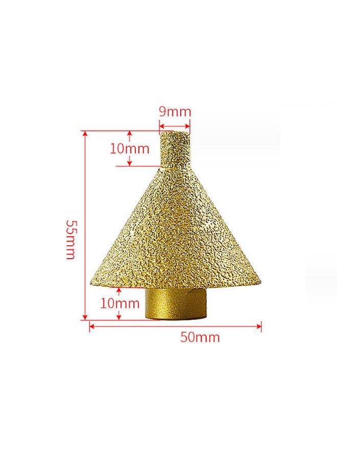 Diamond Beveling Chamfer Bit M10 Thread Diamond Countersink Drill Bit Hole Opener for Existing Holes Enlarging Shaping Trimming in Tile Marble Quartz Stone Granite Ceramic